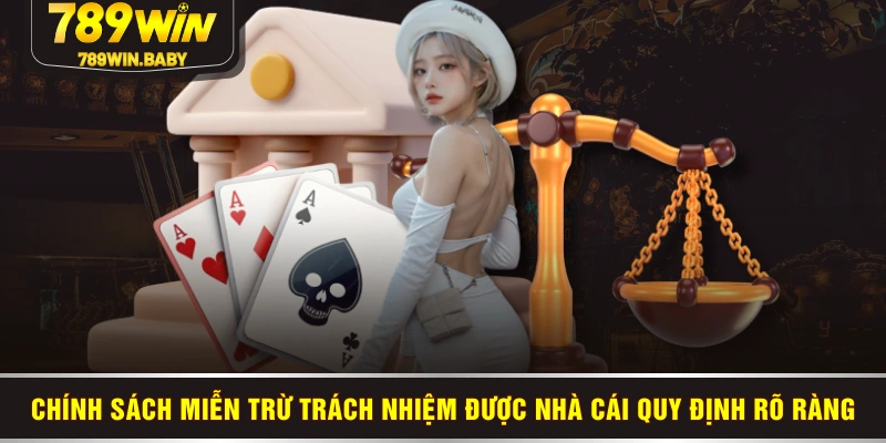 Chính sách miễn trừ trách nhiệm được nhà cái quy định rõ ràng Chính sách miễn trừ trách nhiệm được nhà cái quy định rõ ràng