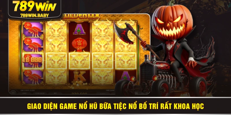 Giao diện game Nổ Hũ Bữa Tiệc Nổ bố trí rất khoa học Giao diện game Nổ Hũ Bữa Tiệc Nổ bố trí rất khoa học